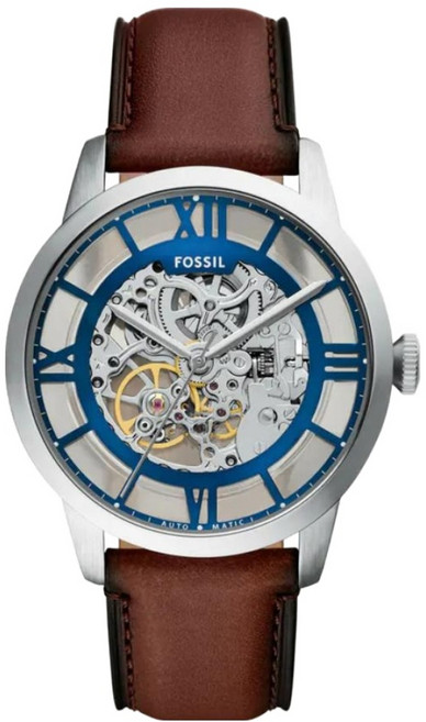 FOSSIL Townsman 摩登都會機械手錶 真皮錶帶 ME3267 44mm