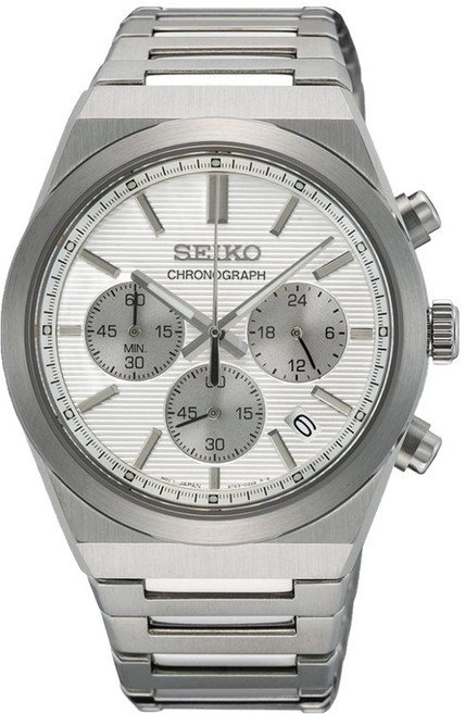 SEIKO 精工 CS系列 經典三眼計時男錶 SSB451P1 8T63-02F0S 40mm