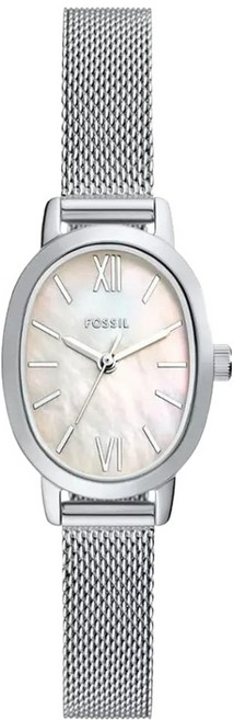 FOSSIL Penny 雅爵經典珍珠母貝女錶 不鏽鋼米蘭帶 BQ5015 23mm