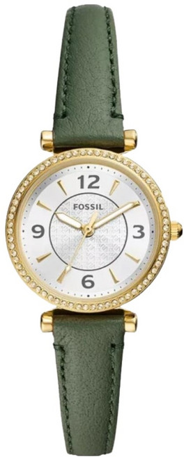 FOSSIL Carlie系列 優雅晶鑽皮帶女錶 ES5298