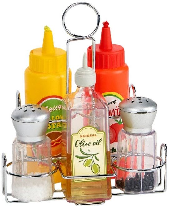 캐스비 플레이 꼬마양념소스 세트, 혼합색상, 1세트