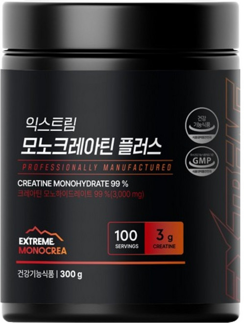 익스트림 모노크레아틴 플러스, 300g, 1개