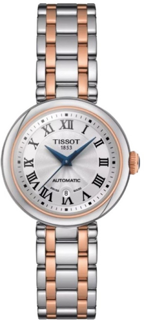 TISSOT 天梭 女款 Bellissima 典雅羅馬機械腕錶 T1262072201300 29mm