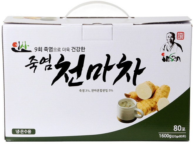 인산죽염 천마차, 20g, 80개입, 1개