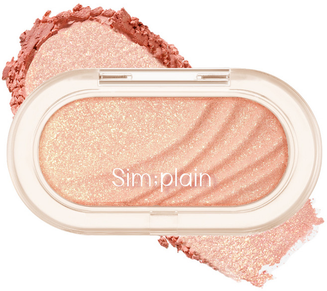 심플레인 글림 온 치크, 08데저트피치, 1개