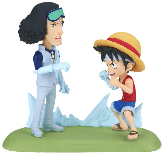 월드콜렉터블피규어 반다이남코 원피스 월드 콜렉터블 피규어 로그 스토리즈 몽키 D 루피&쿠잔, 1개
