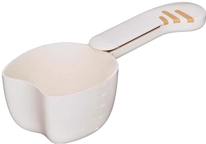 파스텔펫 반려동물 냥냥 클립 사료스푼 FREE, 아이보리, 1개