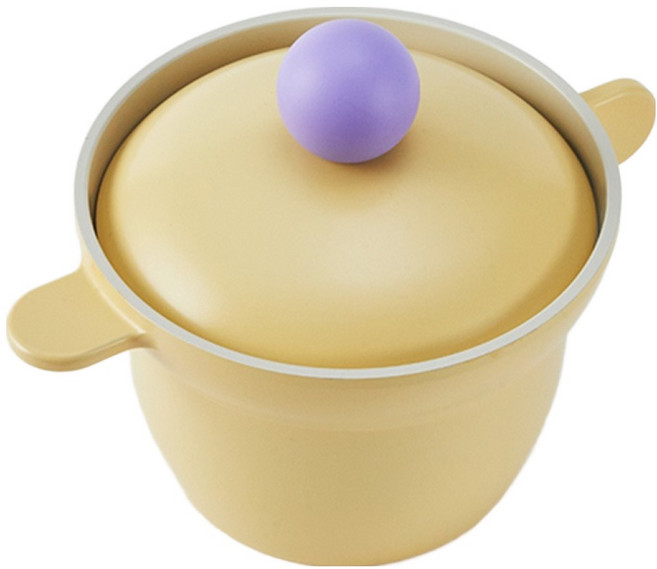 베터핑거 오 라이스팟 라이트옐로우 솥밥, 16cm, BEF YELLOW, 1개