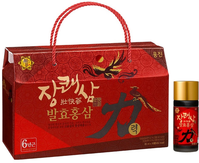 장쾌삼 발효홍삼력 10p, 1개, 850ml