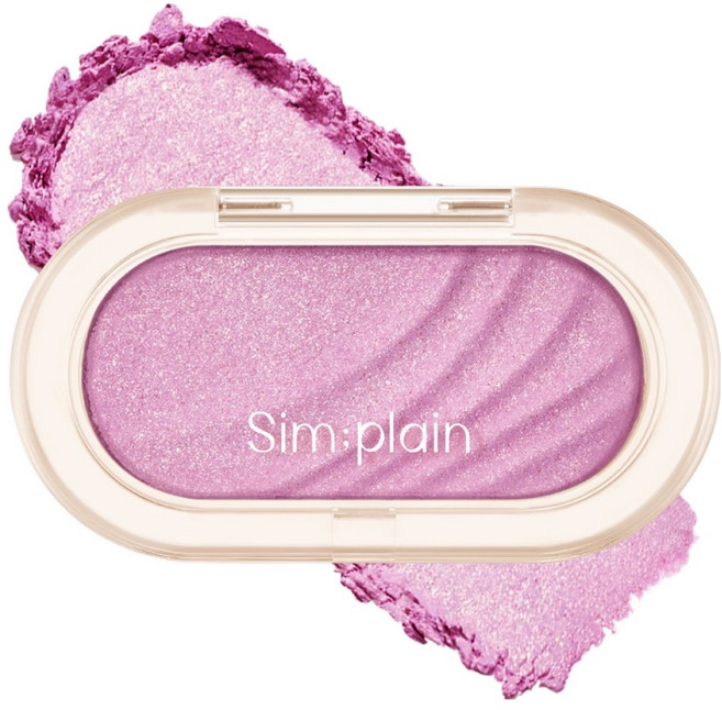 심플레인 글림 온 치크, 06라벤더넥타, 1개