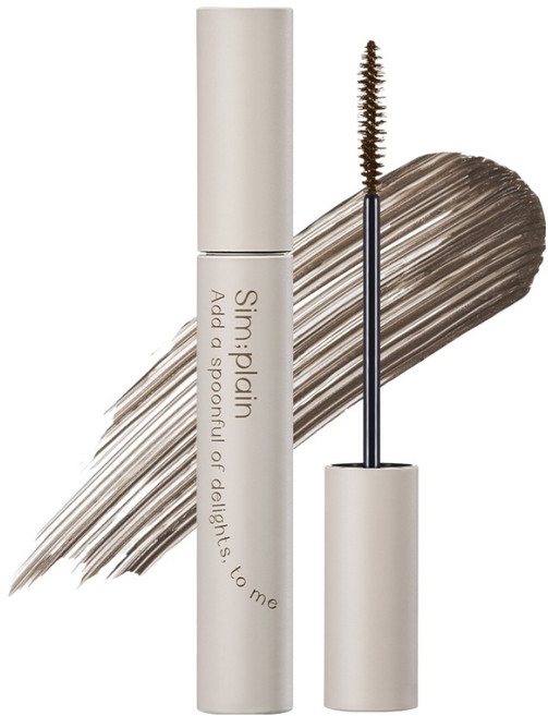 심플레인 슬림 마스카라, 02Brown, 1개