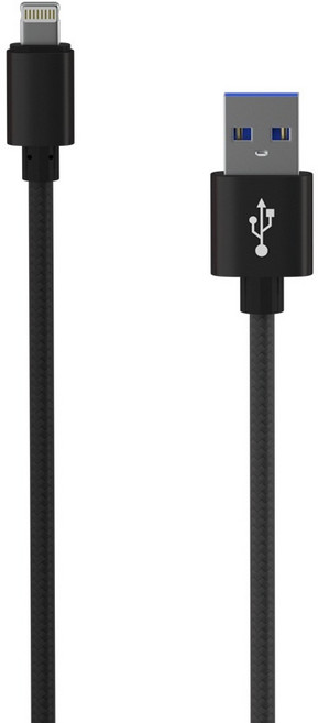 요이치 팔레트 8핀 고속 충전케이블, 블랙, 1개, 100cm