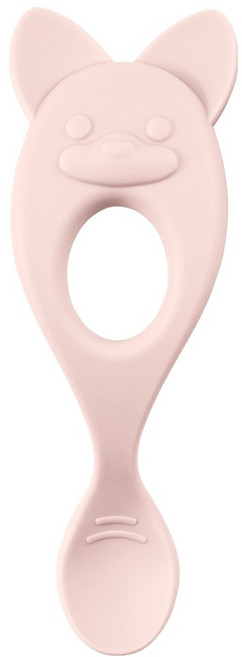 마더케이 허그 자기주도 동물친구 스푼 FOX, 1개, 핑크