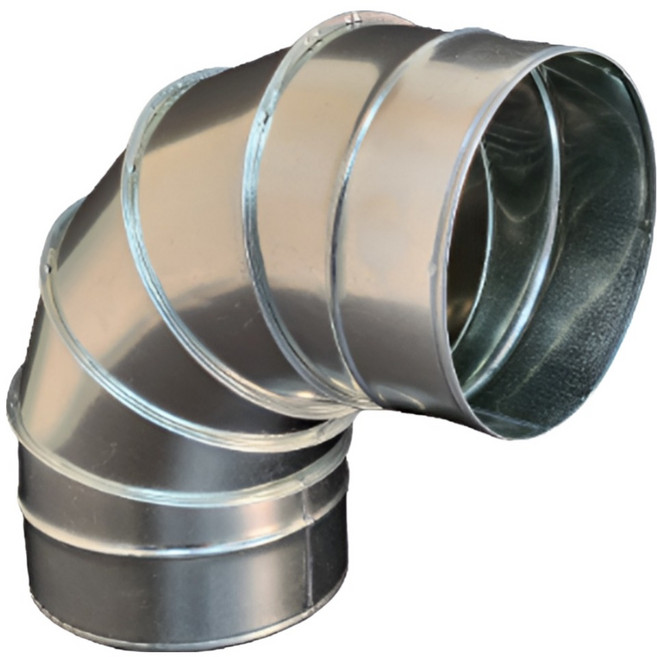 덕트몰 고강도 스파이럴 함석 덕트 엘보90도, 1개