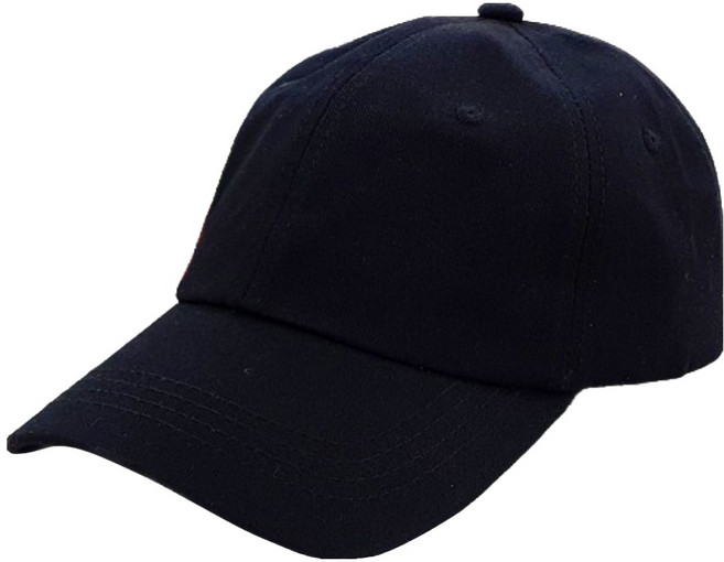 한스모자 국내제작 심플 데일리 면 무지 볼캡