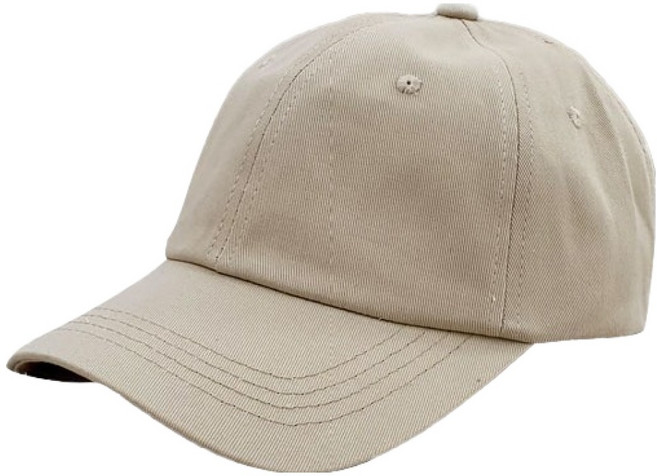 한스모자 국내제작 심플 데일리 면 무지 볼캡