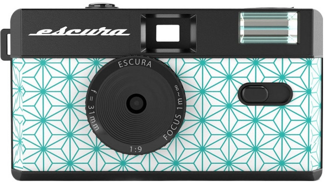 日本 escura 可重複使用底片相機 Snap35 半格相機 Flower, 1個, 單一商品