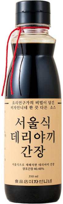 미자언니네 서울식 데리야끼 간장, 1개, 350ml