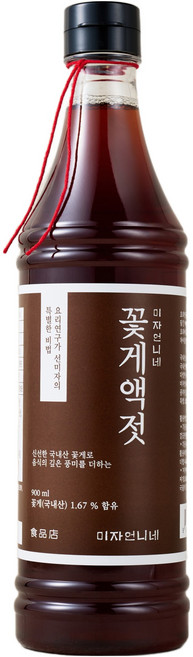 미자언니네 꽃게액젓, 900ml, 1개