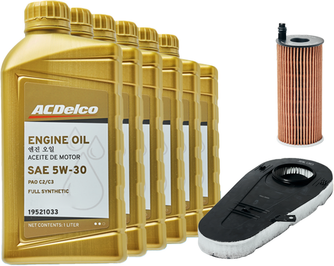 에이씨델코 PAO C2/C3 5W-30 엔진오일세트 출장교체, 1세트, BMW, 5시리즈 F10/F11 520d/525d 경유