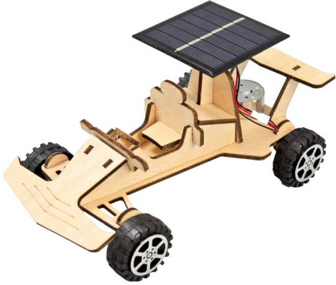 리브온 창의력 STEAM 목재 만들기 솔라레이싱 180 x 110 x 86 mm, 혼합색상, 1개