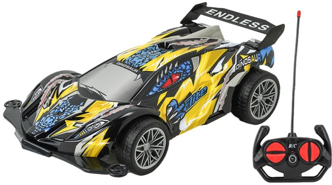 1:16 競速F1賽車無線遙控賽車 + 遙控器 AJ201, 1套, 黃色