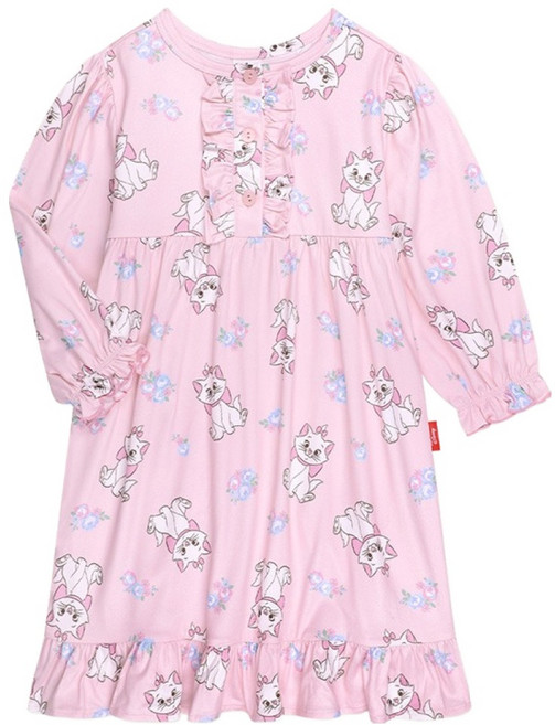 몰리멜리프렌즈 뉴키즈온 여아용 디즈니 마리 블룸피치웜 원피스 파자마