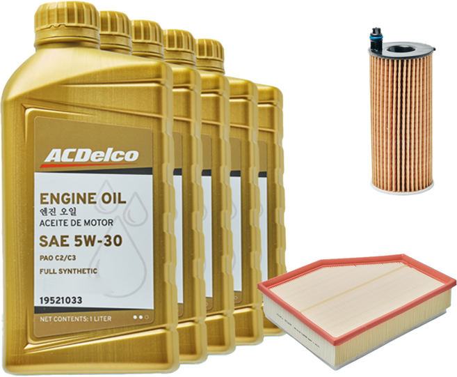 에이씨델코 PAO C2/C3 5W-30 엔진오일세트 출장교체, 1세트, BMW, 5시리즈 G30 520d 경유