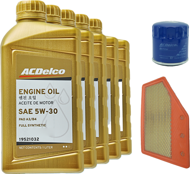 에이씨델코 PAO A3/A4 5W-30 엔진오일세트 출장교체, 1세트, 쉐보레, 컨텐츠 참조