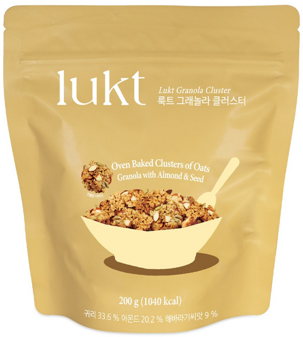 룩트 그래놀라 클러스터, 200g, 1개