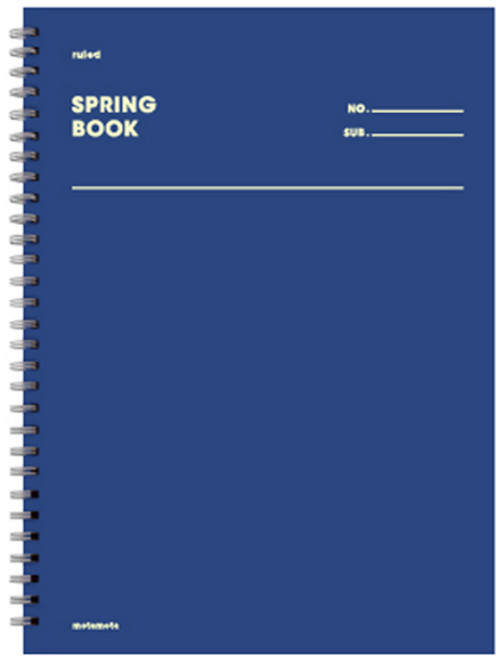 모트모트 스프링북 스퀘어드 노트, 미라클오션, 1개