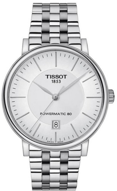 TISSOT 天梭 男款 卡森不銹鋼錶 T1224071103100 40mm
