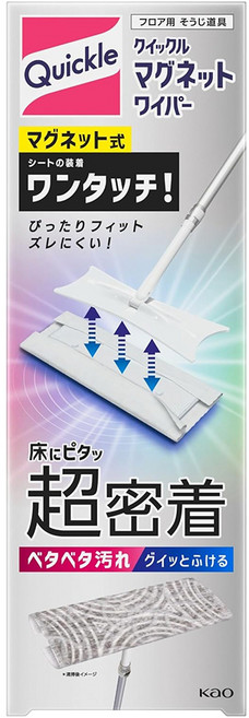 Kao 花王 Quickle 快麗萊 除塵平板磁吸式拖把, 1個