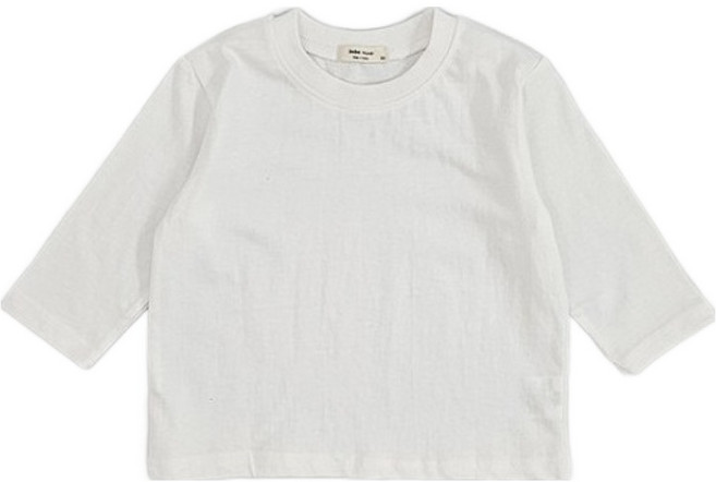 베베나인 아동용 베이직 무지 티셔츠
