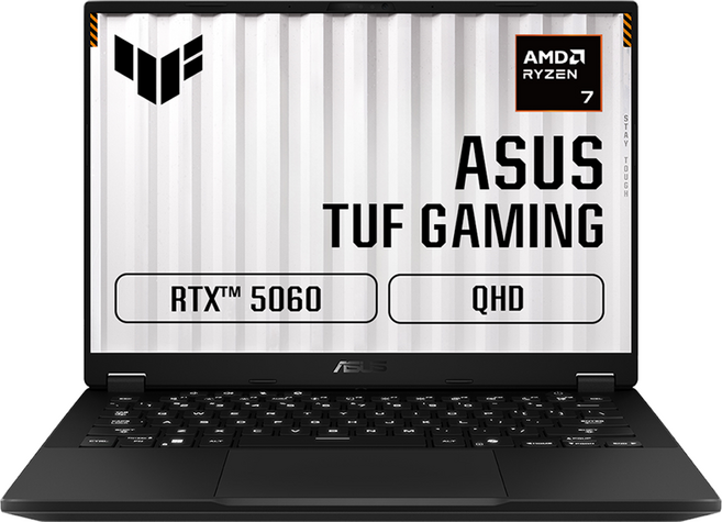 에이수스 2025 TUF 게이밍 A14 라이젠 AI 라이젠 AI 300 시리즈 지포스 RTX 5060, 예거 그레이, 2TB, 32GB, Free DOS, FA401KM-RG006