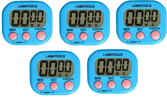 랩앤툴스 캔디 쿠킹타이머, 블루, 5개