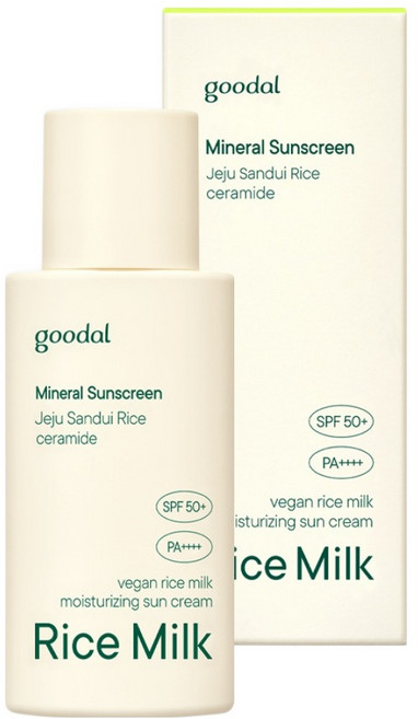 구달 비건라이스 밀크 수분 선크림 SPF50+ PA++++, 50ml, 1개