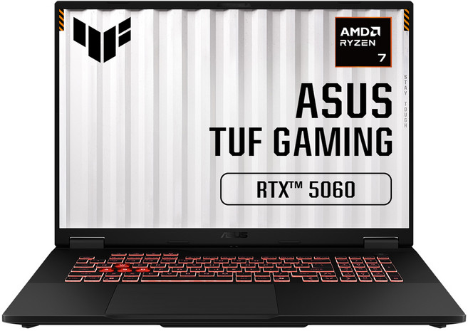 에이수스 2025 TUF 게이밍 A18 라이젠7 라이젠 200 시리즈 지포스 RTX 5060, 예거 그레이, 512GB, 32GB, Free DOS, FA808UM-S8031