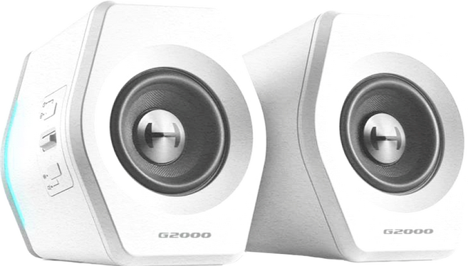 EDIFIER 2.0電競遊戲喇叭, G2000, 白色