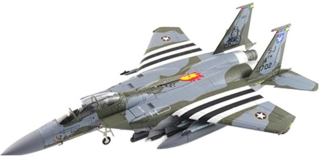 하비마스터 레프리카 1/72 F-15E 스피릿 오브 골즈버로 전투기 HM421495, 혼합색상, 1개