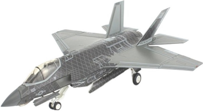 하비마스터 레프리카 1/72 F-35C 블랙 크롬 2022 전투기모형 HM421082, 블랙 + 그레이, 1개