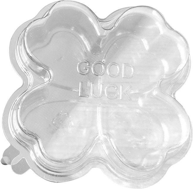 이홈베이킹 특별한포장을 원할때 행운의 클로버 트레이 20p, 1개