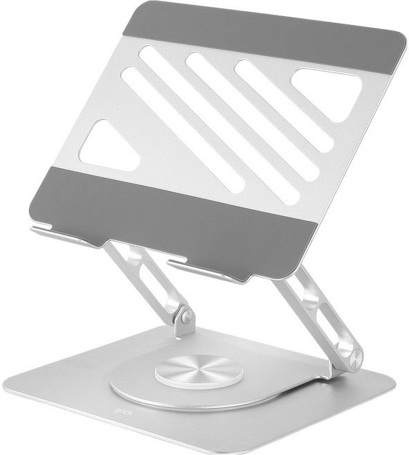 지클릭커 스텔라 노트북 360 패드 거치대, 1개, 크롬실버그레이