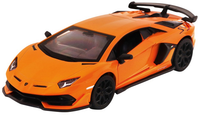 kidmate 孩子王 1 : 32 合金車 63 Lamborghini Aventador SVJ 68473-1 橘色, 1個