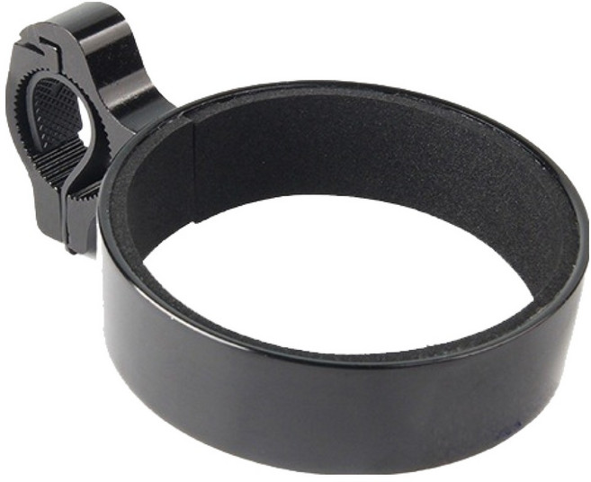 뉴토피아 심플 자전거 유모차 텀블러 커피컵 거치 컵홀더 86.55 x 76 x 41 mm, 검정, 1개