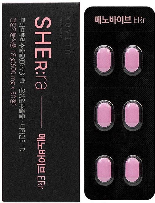 모비타 메디포스트 쉬라 메노바이브 ERr 18g, 1개, 30정
