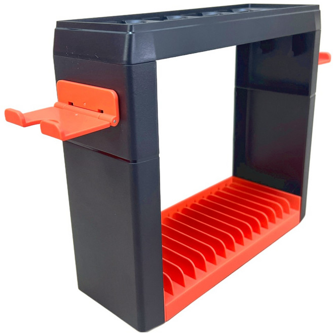 DOBE Switch2 switch通用收纳卡架, 1個, TNS-19051B, 黑色 + 橙色