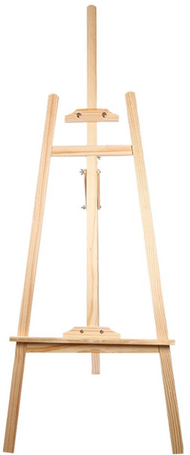 아트조이 고급 소나무 원목 스탠드 이젤