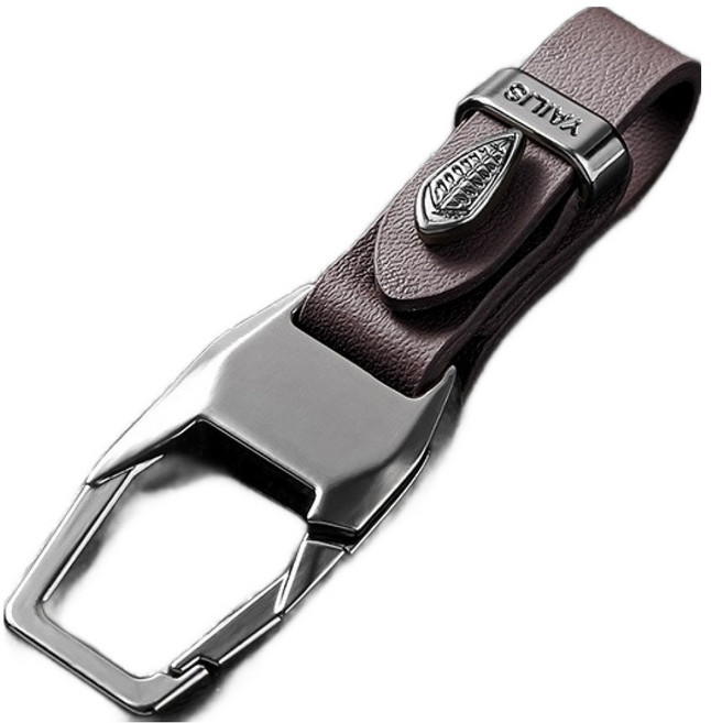 코히모 자동차 키홀더 5W0527, 모카, 1개