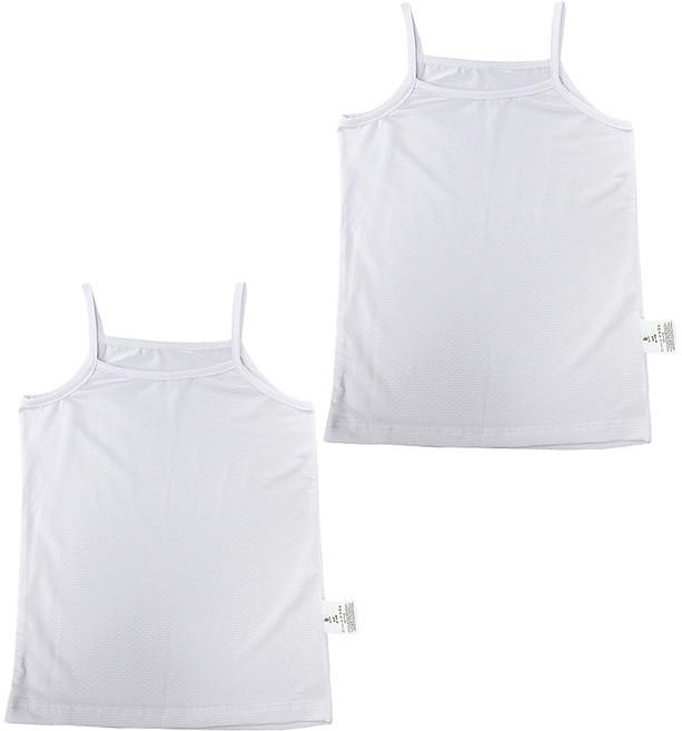 블루핀 아동용 풍기인견 끈런닝 2p